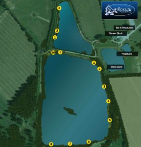 French Carp lake Map